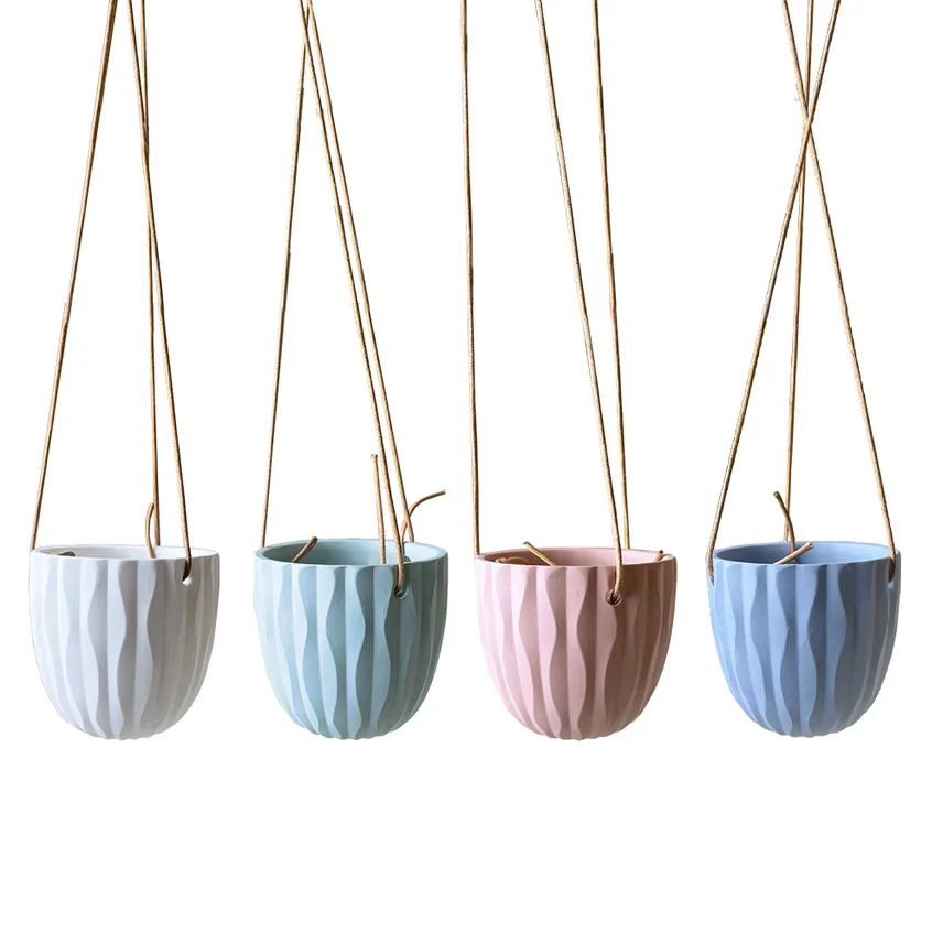 Virago Modern Hanging Planter - Waves - Image 22