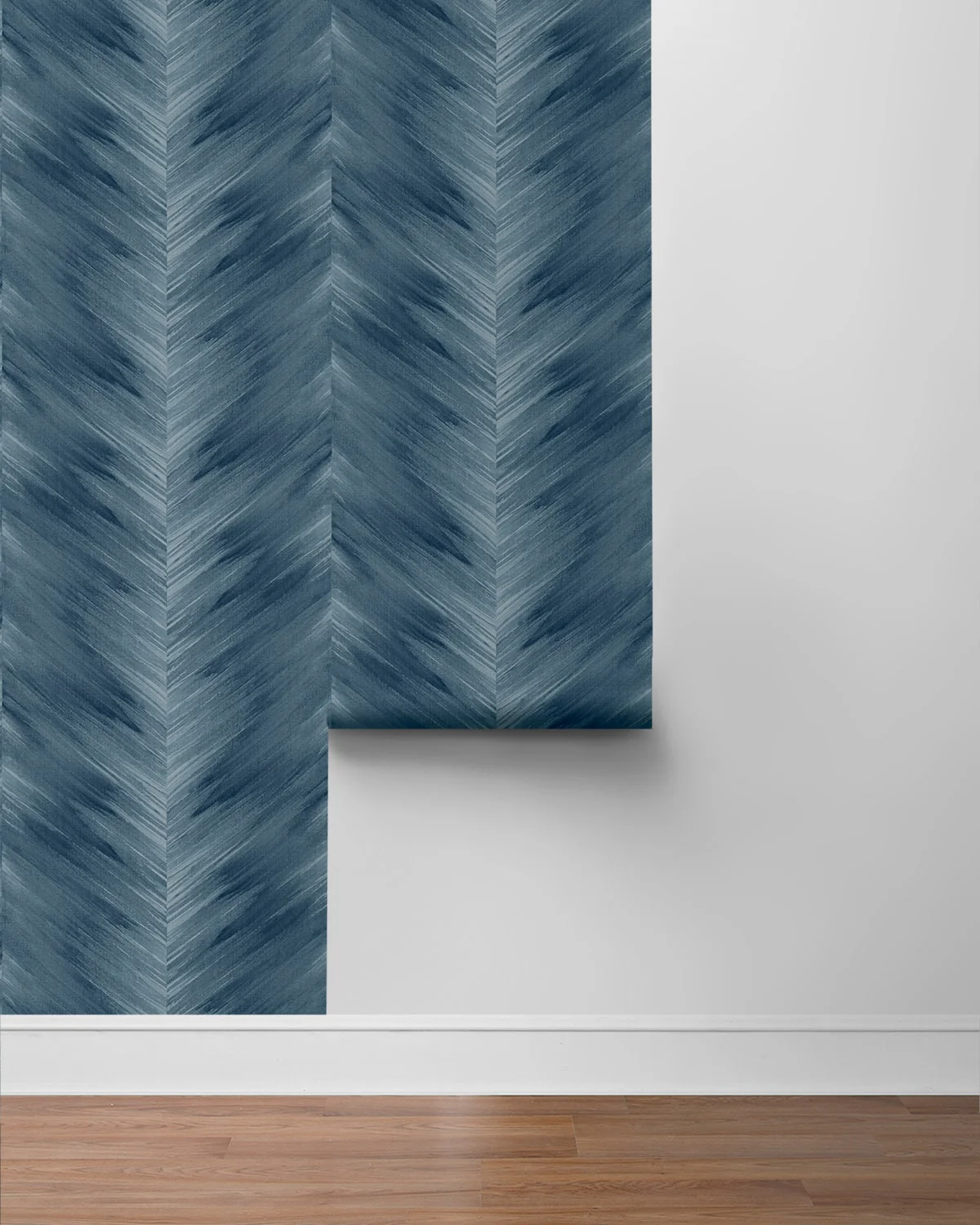 Washed Chevron Abstract Peel and Stick Removable Wallpaper - Image 15