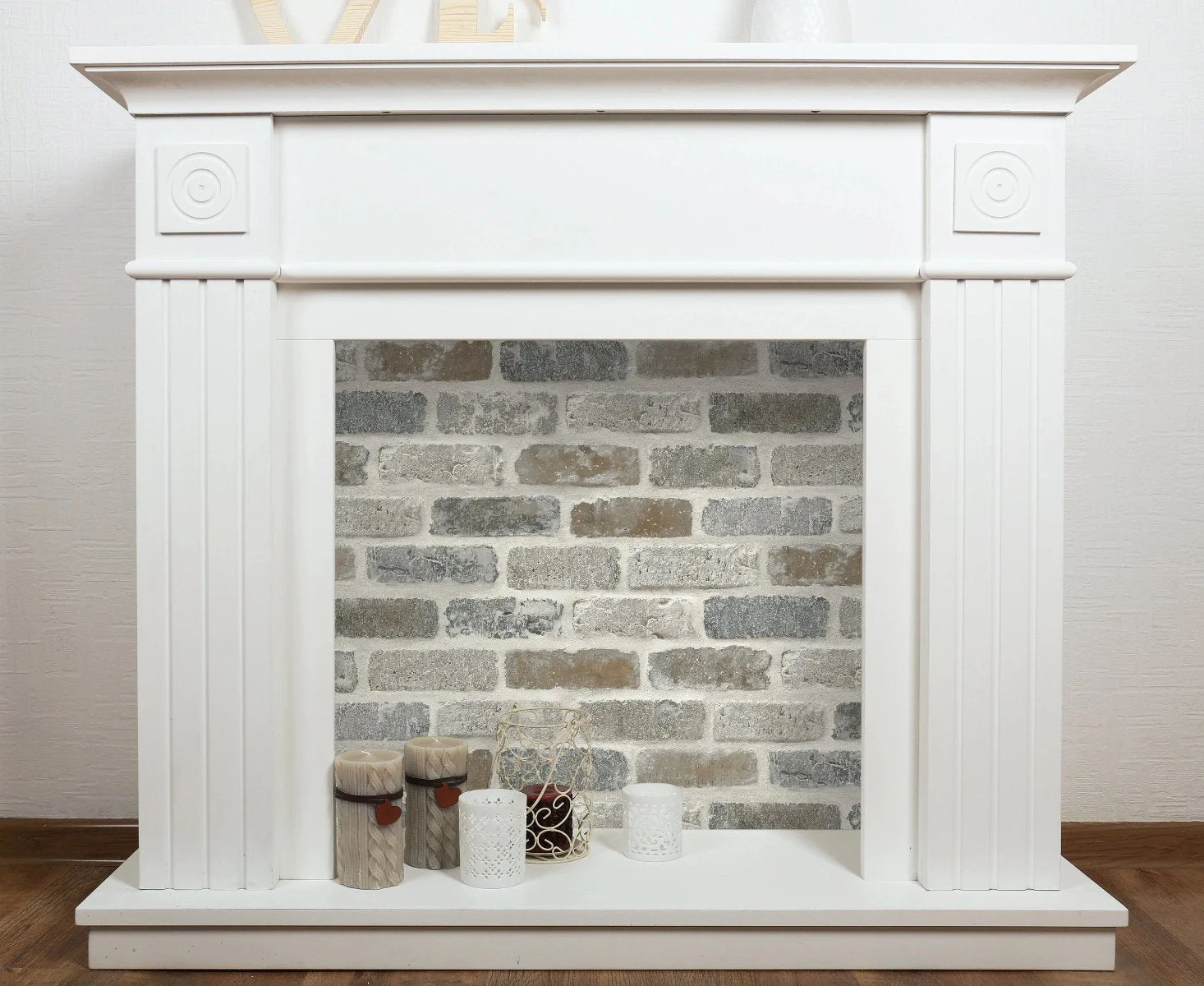 Washed Faux Brick Peel and Stick Removable Wallpaper - Image 5