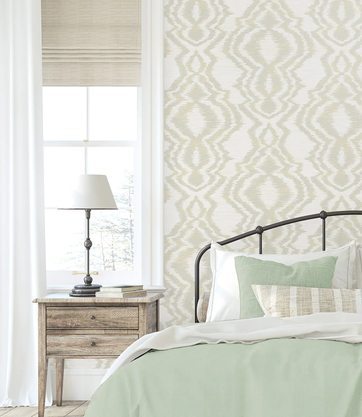 West Boulevard Collection Moirella Unpasted Wallpaper - Image 17