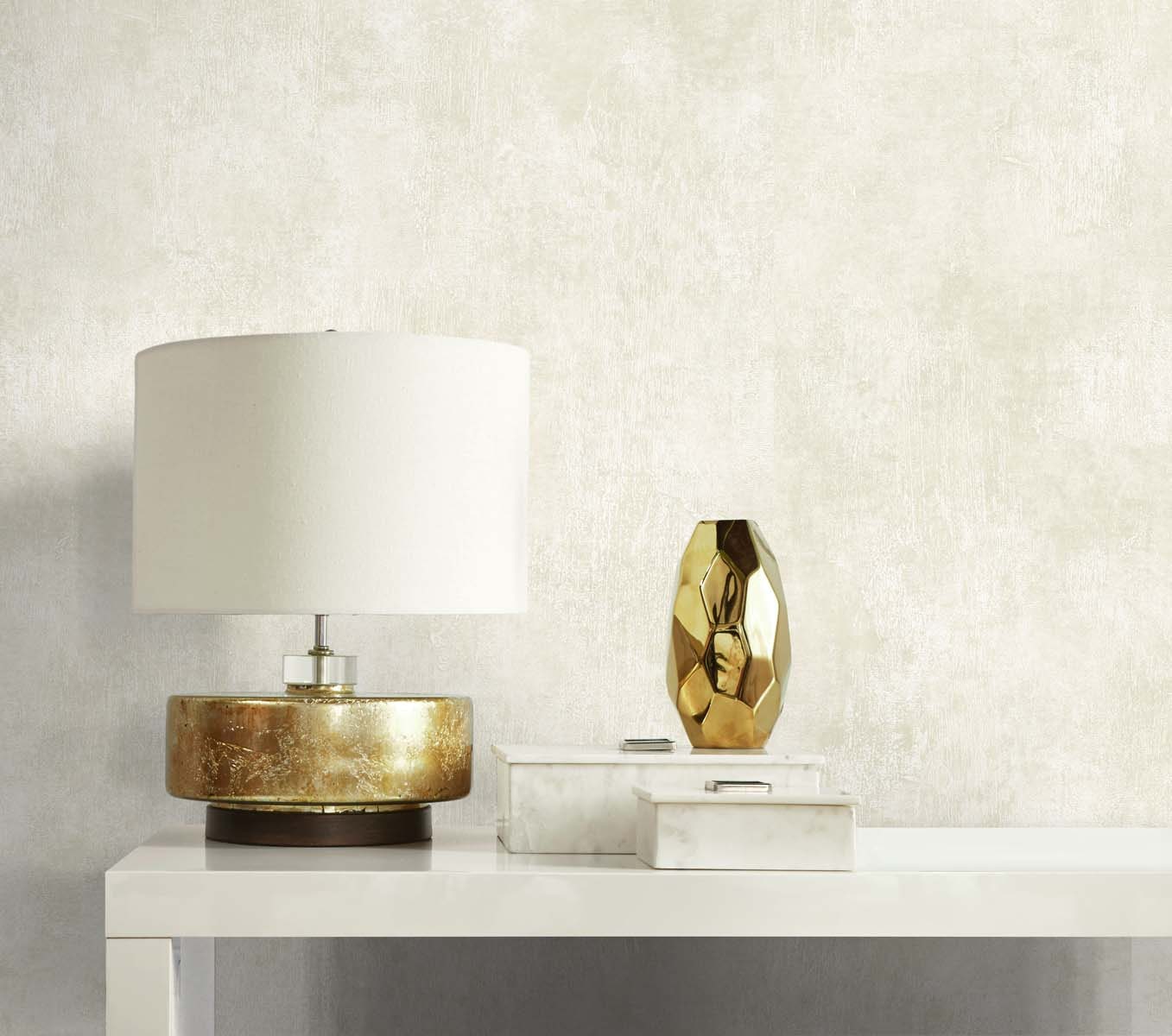 White Heron Claire Faux Suede Unpasted Wallpaper - Image 5