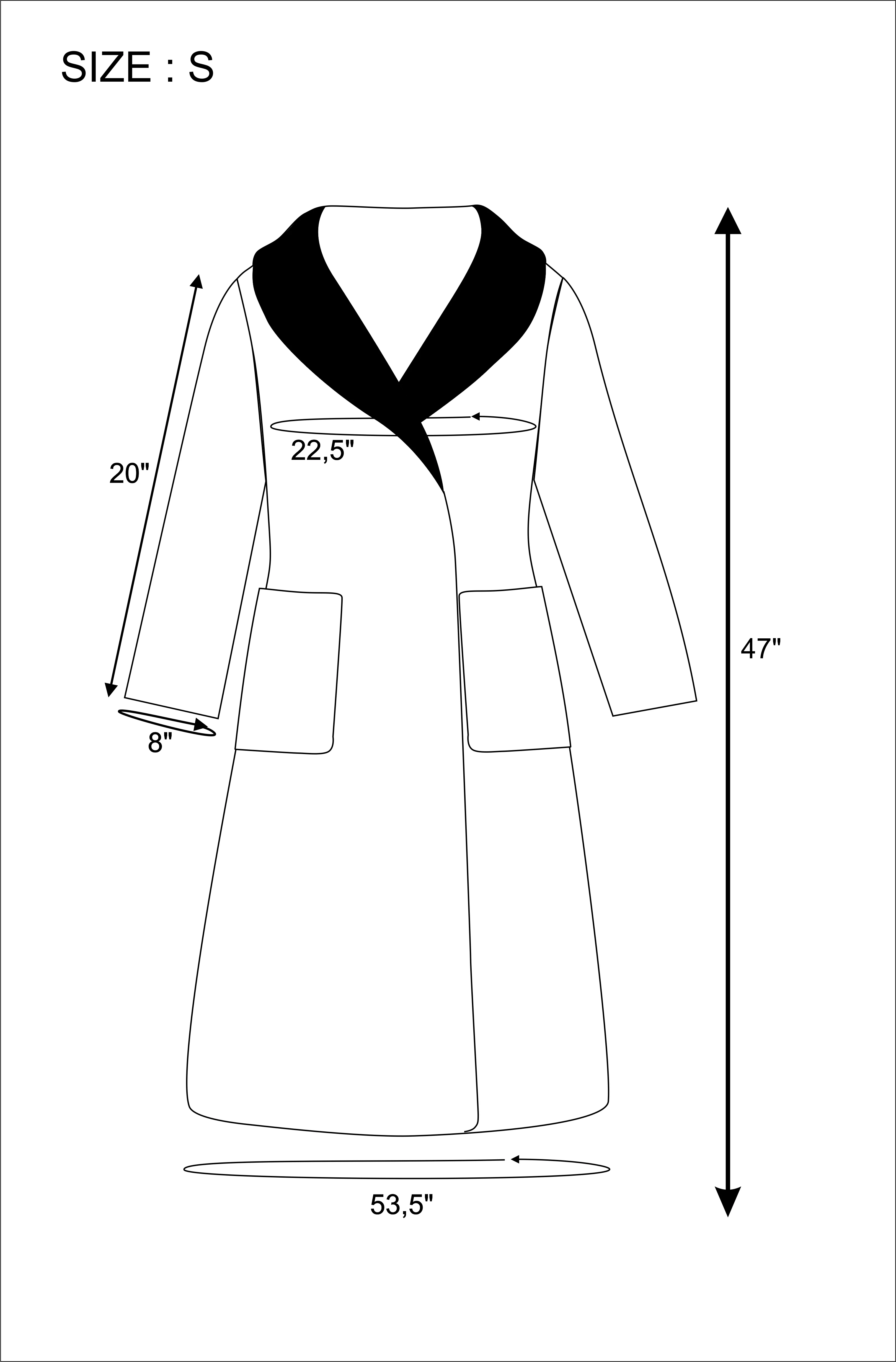 White Shawl Collar Hotel Bathrobe - Unisex - Single Robe - Image 6