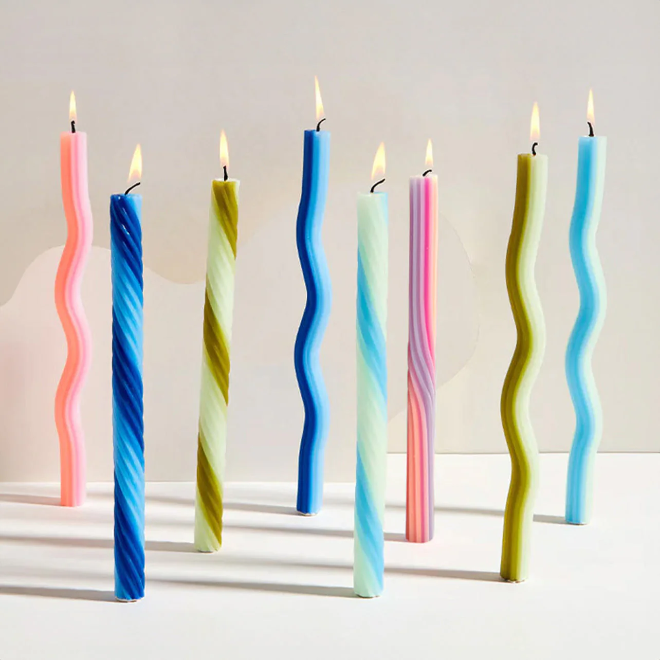Wiggle Candles - Green (2 pack) - Image 5