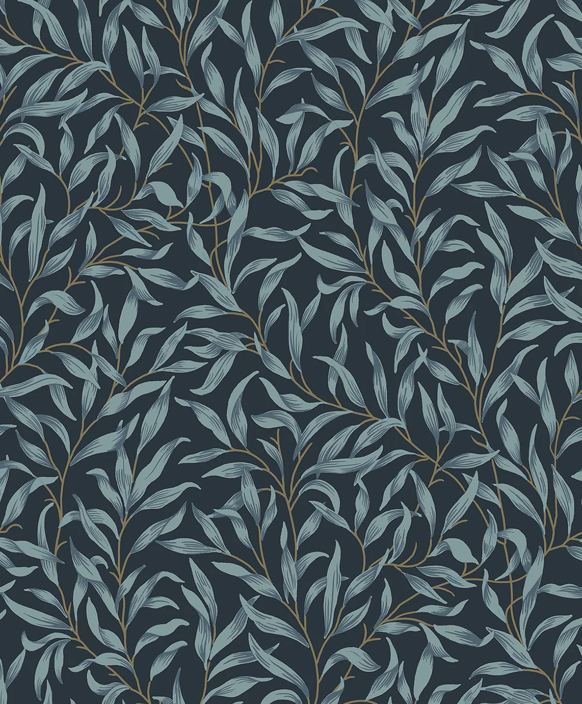 Willow Trail Leaf Premium Peel and Stick Removable Wallpaper