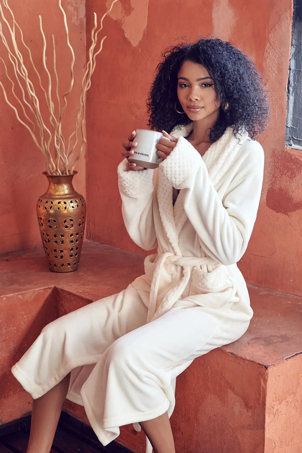 Women's Ultra Soft Plush Bathrobe - Image 36