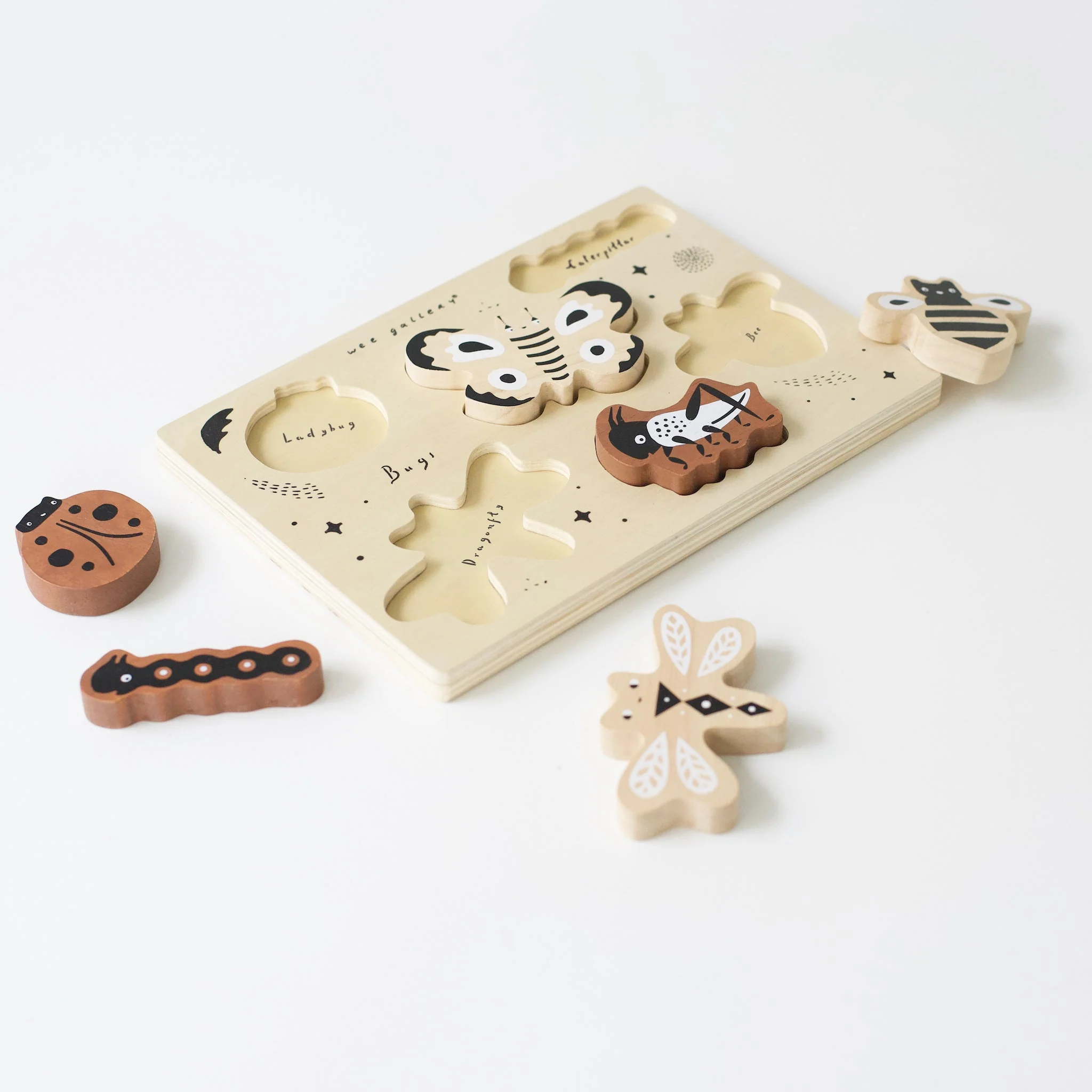 Wooden Tray Puzzle - Bugs - Image 3