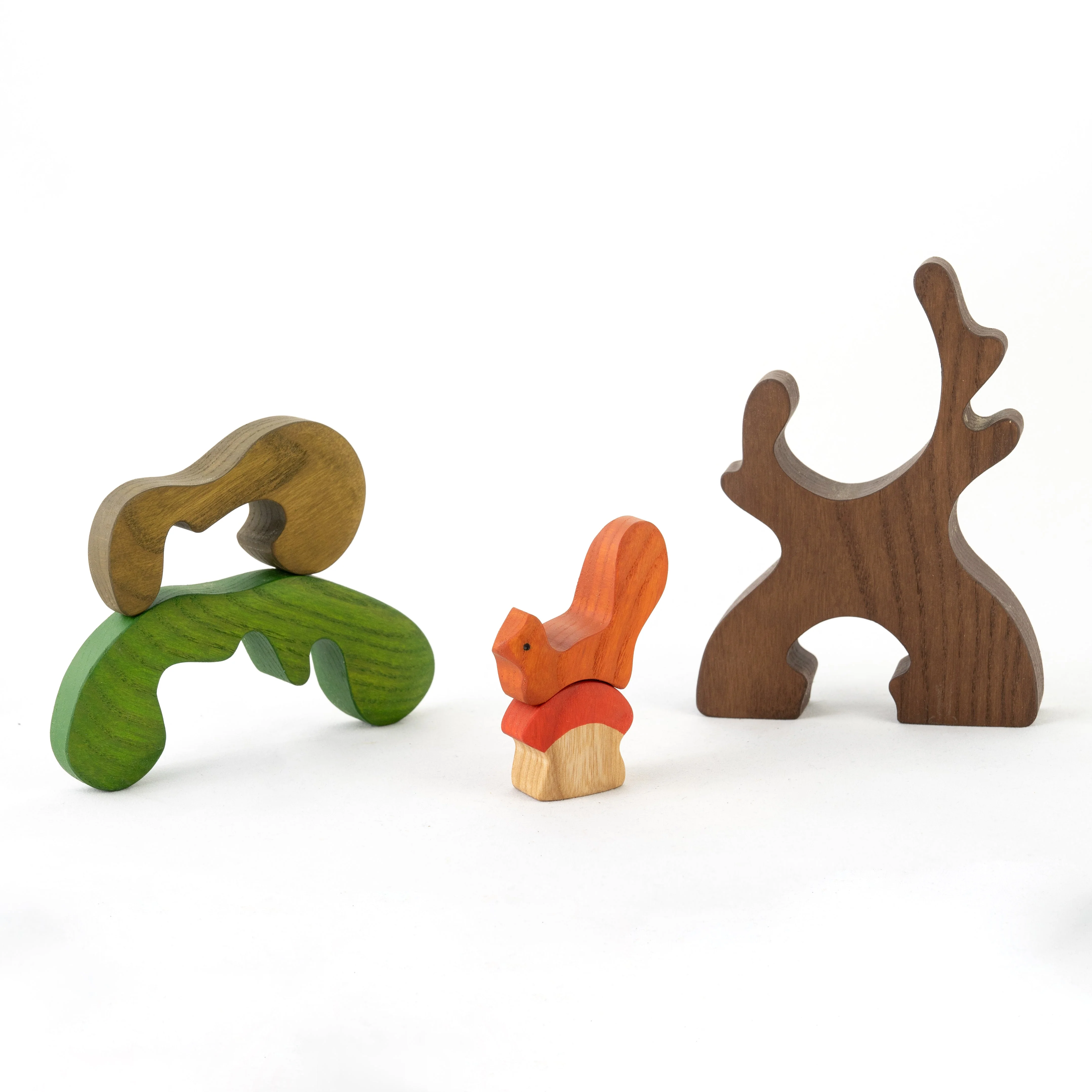 Wooden Tree with Squirrel and The Mushroom Puzzle - Image 2